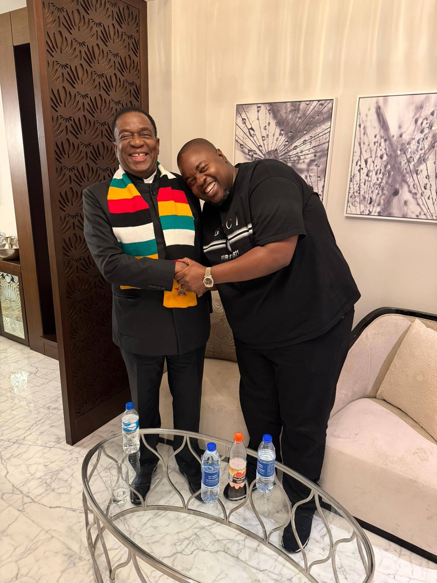 With H.E. President E. D. Mnangagwa