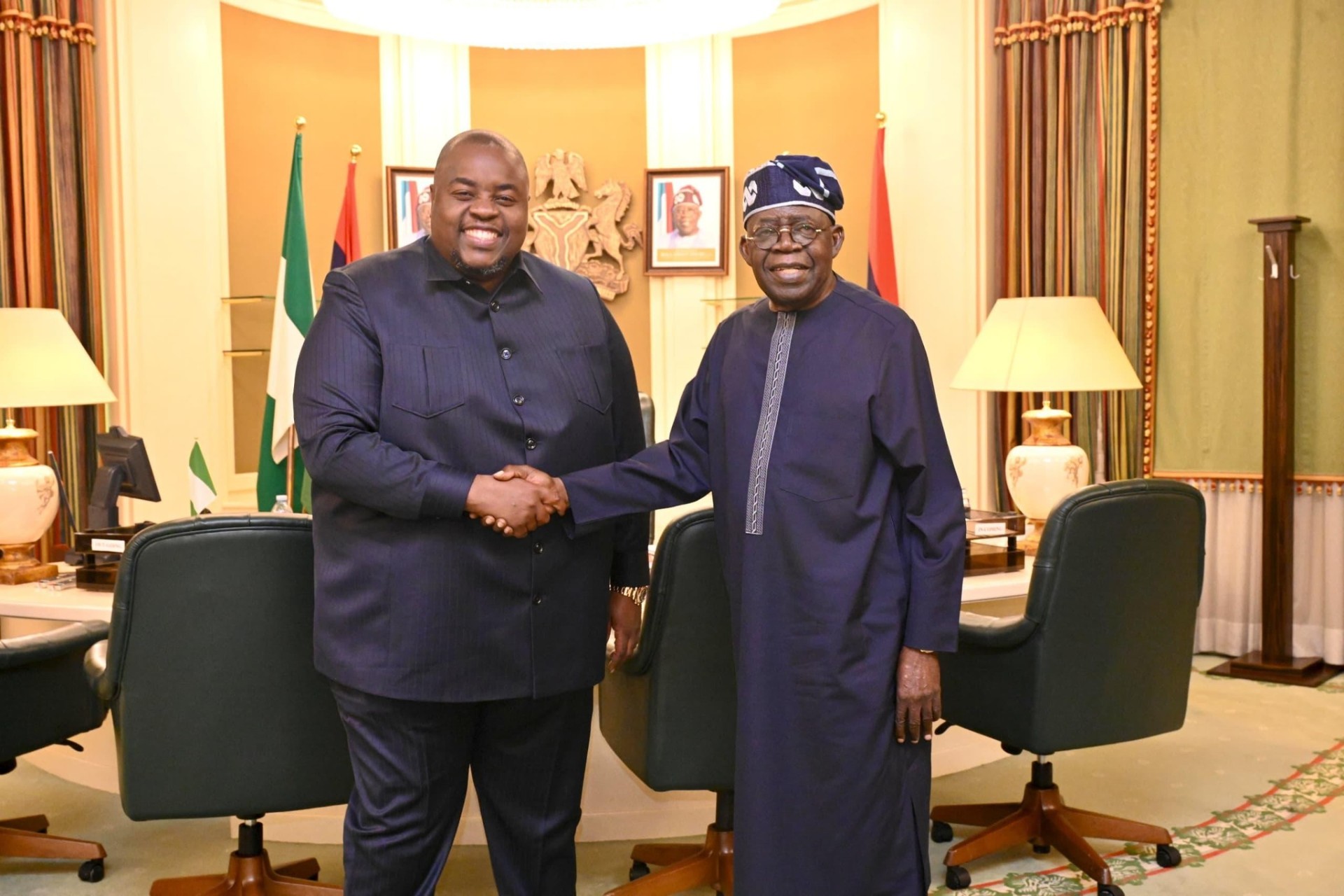 With H.E. President Bola Ahmed Tinubu · Nigeria